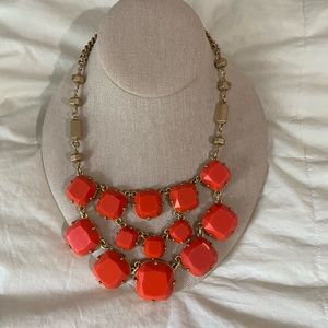 Stella and Dot Orange Necklace